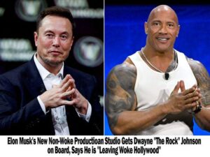 Breaking: Elon Musk's New Non-Woke Production Studio Gets Dwayne "The Rock" Johnson on Board, Says He is "Leaving Woke Hollywood"