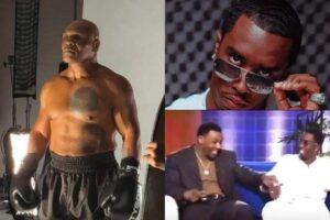 "I REMOVED DIDDY'S HANDS ON MY LAPS ON LIVE SHOW."  ----Mike Tyson  "during a talk show on live tv, he (Diddy) started making body contacts, as in placing his hands on my laps. In my heart, I was like; "what a f#ck! what is this nigha doing?"  I was almost losing my steeze when I jokingly removed his hands and shifted myself away from him and we both laughed over it.  But after the show, when we were off cam, I walked up straight to him and i said.