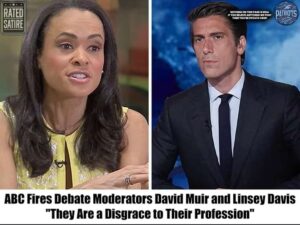 ABC Fires Debate Moderators David Muir and Linsey Davis: “They Are a Disgrace to Their Profession”