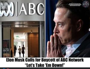 Elon Musk Calls for Boycott of ABC Network: “Let’s Take ‘Em Down!”