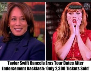 Taylor Swift Cancels Eras Tour Dates After Endorsement Backlash: ‘Only 2,300 Tickets Sold’ Video Player is loading. Now Playing