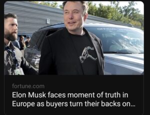 Elon Musk faces moment of truth in Europe as buyers turn their backs on Tesla