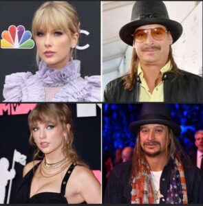 Breaking News:Kid Rock has officially decided to boycott Taylor Swift and will not play her music while he drives for Uber.