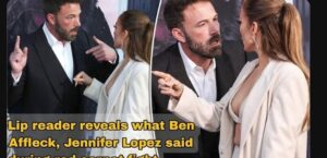 Lip reader reveals what Ben Affleck, Jennifer Lopez said during red carpet fight. See more...