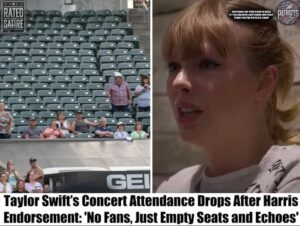 Taylor Swift’s Concert Attendance Drops After Harris Endorsement: ‘No Fans, Just Empty Seats and Echoes’