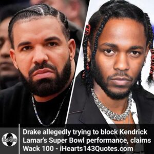 Rumors are swirling about potential tensions between Drake and Kendrick Lamar ahead of the 2025 Super Bowl halftime show, according to music manager Wack 100. During a recent livestream, Wack alleged that Drake is attempting to restrict Kendrick’s upcoming performance in New Orleans through legal measures... Full story👀 🔗Link in Bio  #music #celebrity #rap #hiphop #entertainment